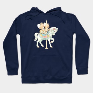 Carousel Merry Go Round Pony Horse Hoodie